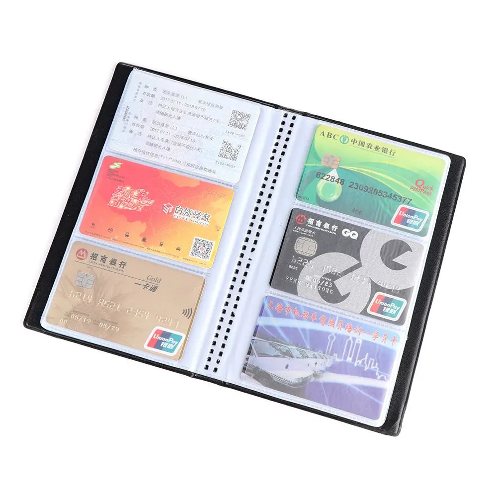 Leather Multi-Card Holder Case